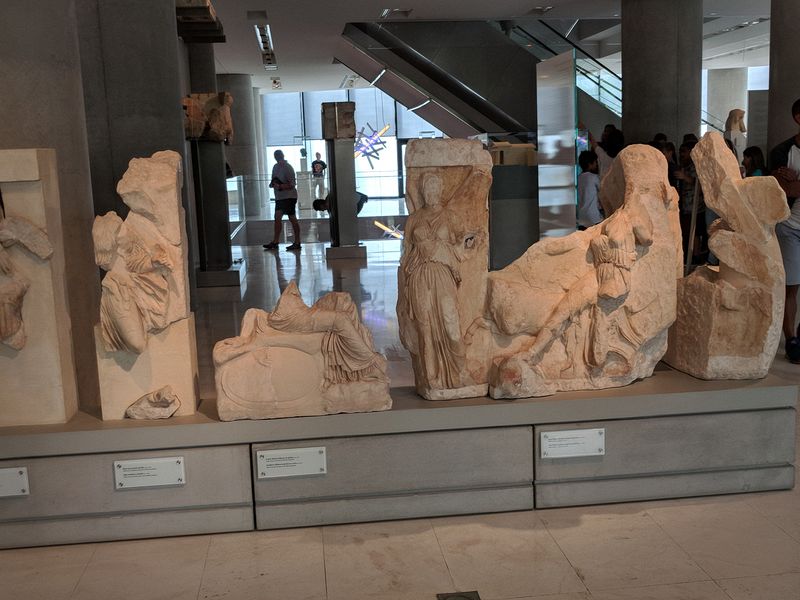 Fragments of ancient sculpture