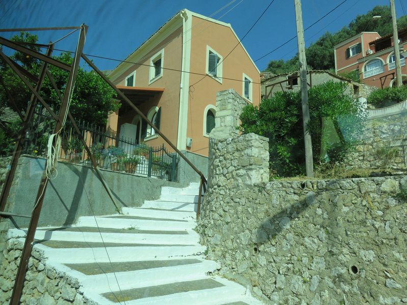 Stairs to pretty houses