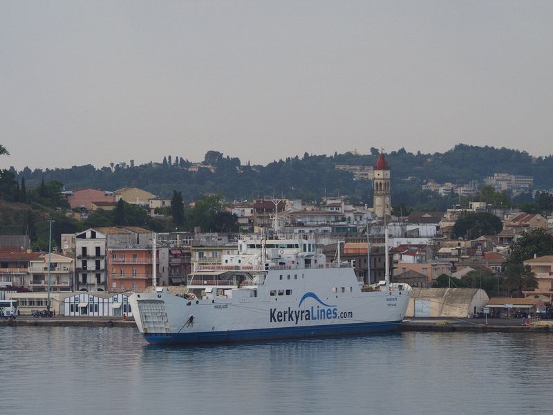 A huge ferry