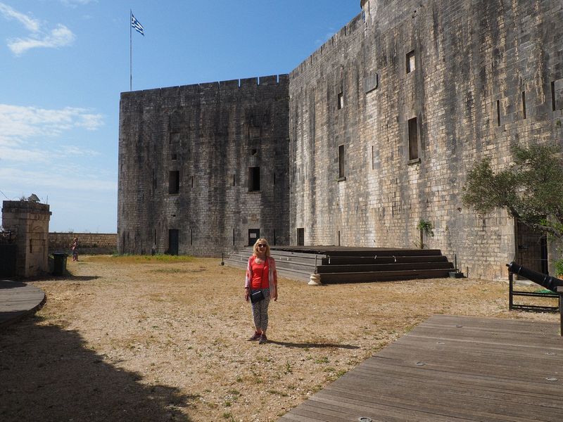 Eloise inside the fortress