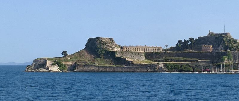 More fortifications as we pull out to sea