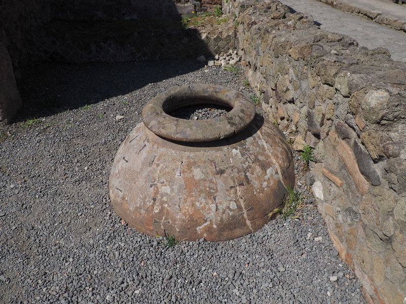 Buildings had these urine collection pots at their entrances