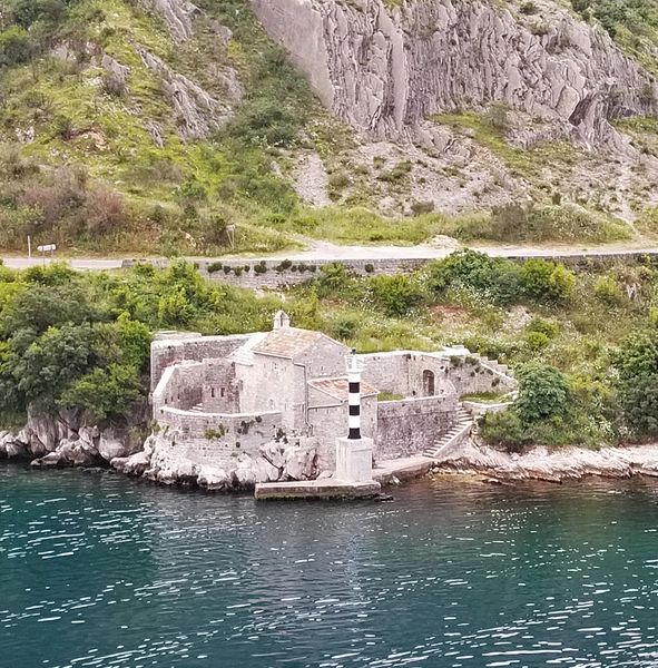 Crkva Gospe od Andela Catholic church on Kotor Bay