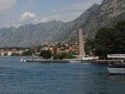 Mountains surround the bay