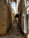 Narrow walkway