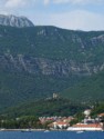 Village and mountains