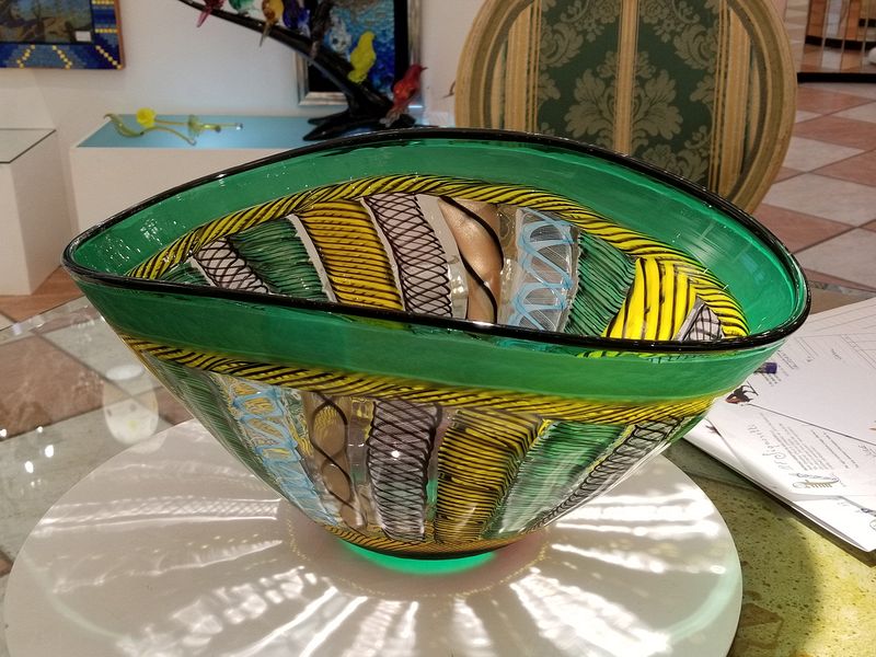 June buys a pretty bowl