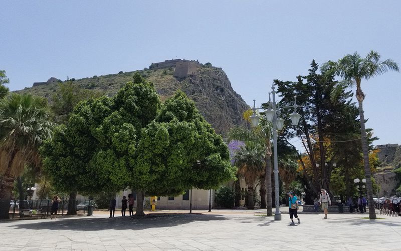 Palamidi Fortress high above the city of Nafplion