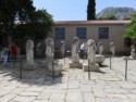 Headless statues at the museum at the ruins