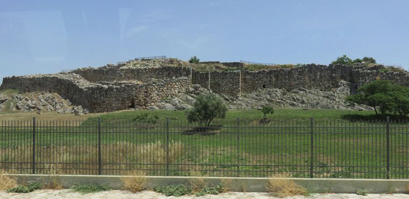 More ruins next to the road