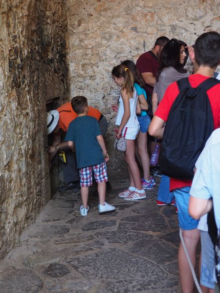 Very short door to the prison cell of Theodoros Kolokotronis