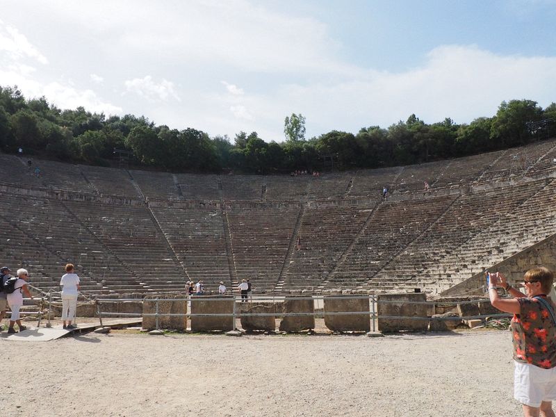 Well-preserved theater from 400 BC