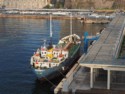 A tanker from Palermo is also in port