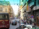 Downtown street in Naples