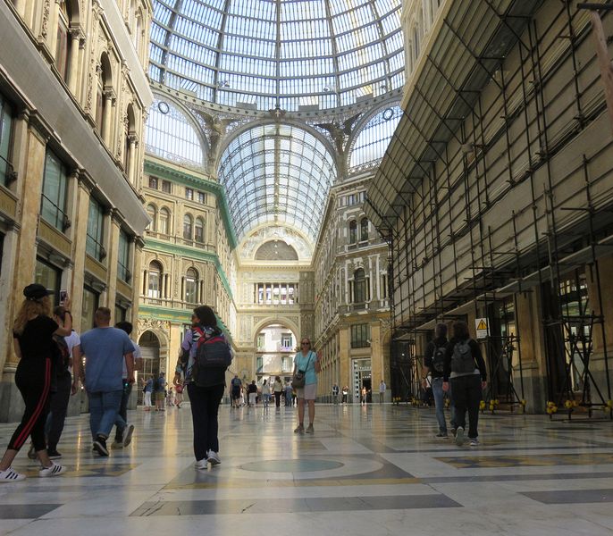 June in the Galleria Umberto I