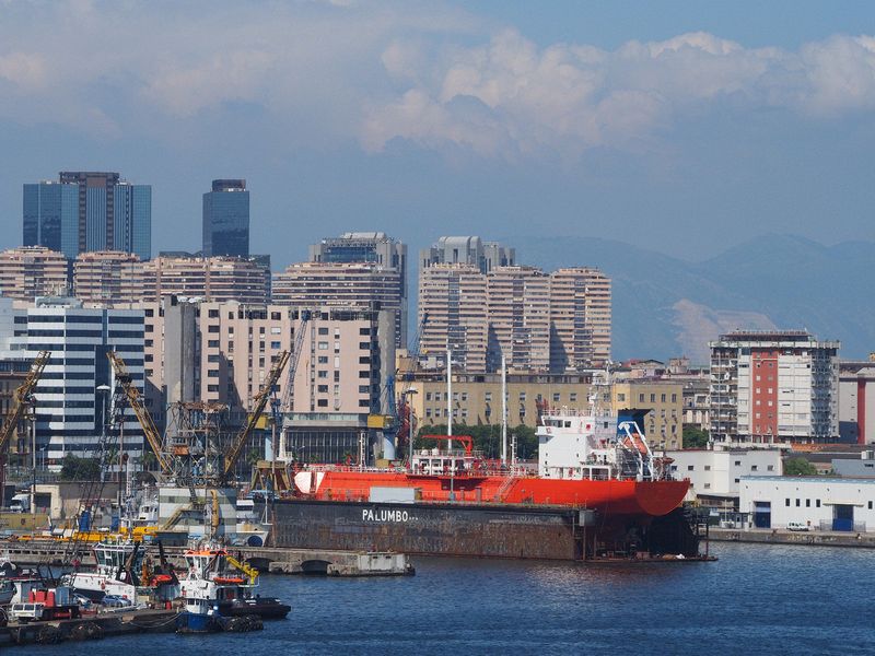 Modern high-rise buildings