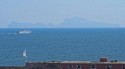 The island of Capri in the distance