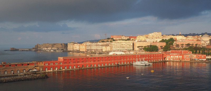 We arrive in Naples at sunrise