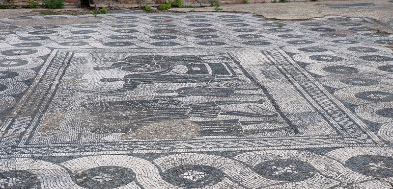 Mosaic in the guild-seat of the Grain Measures