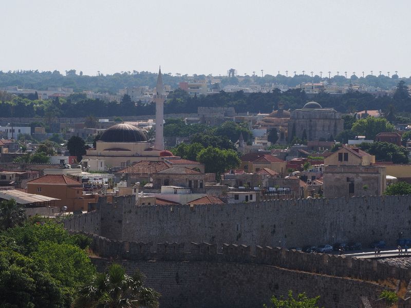 A minaret inside the city walls