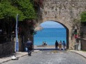 Archway leading to the water