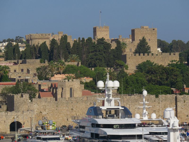 The city walls and castle