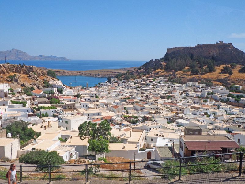 The town of Lindos