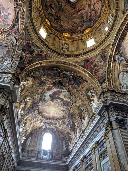 Ceiling of Santa Maria Della Vittoria