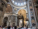 Chancery including the papal altar and baldacchino