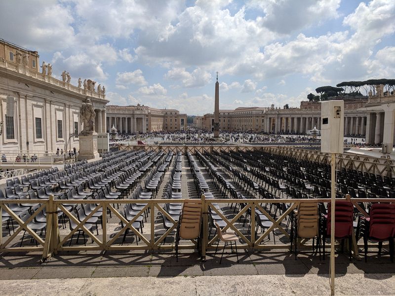 Lots of seating outside