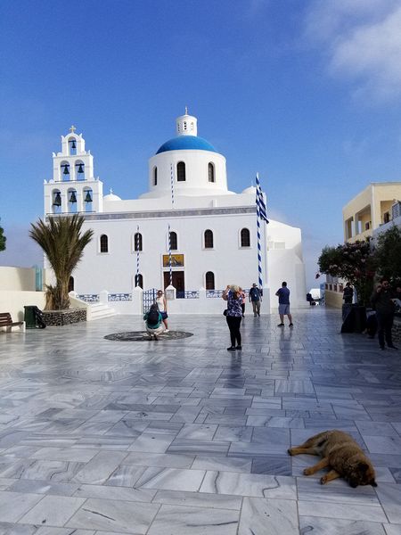 Church of Panagia with a marble piazza