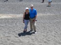 Eloise and Livingston at the beach