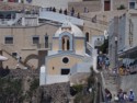 A church along the main walkway in Fira