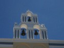 Bell tower with back lighting