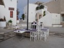 Cafe table waiting for customers