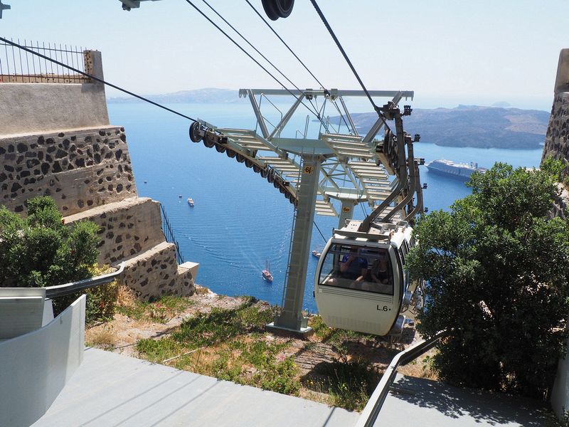 I'm riding the gondola back down to the harbor