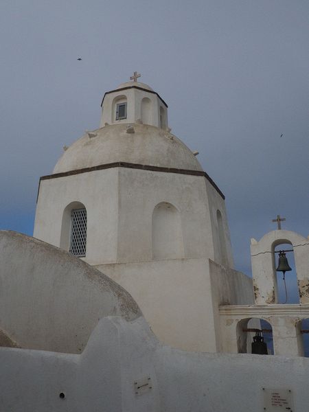 Small church with cracked bell tower