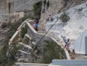 Steep stairs on the walkway