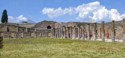 Entering Pompeii at the Quadraporticus