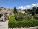 The edge of the excavation site