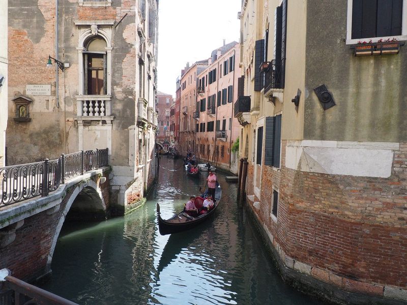 A busy canal