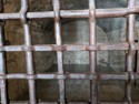 A holding cell in the prison