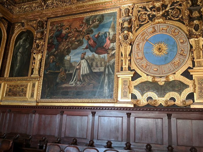 Astrological calendar in the Senate Chamber