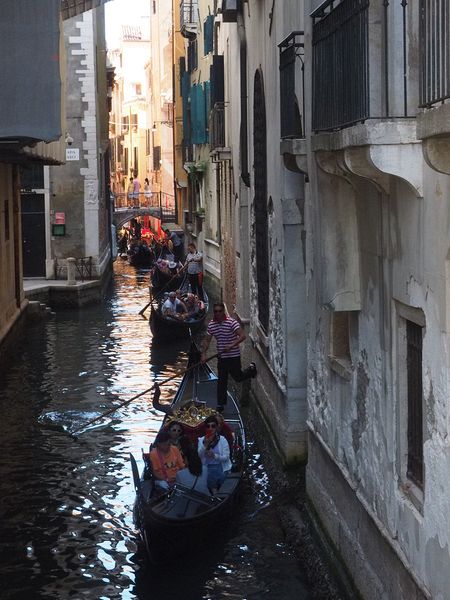 Busy canal