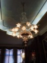 Chandelier in the breakfast room