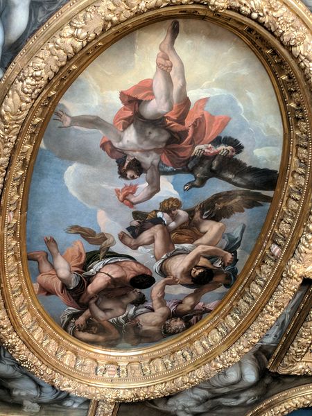 Detail of a ceiling painting