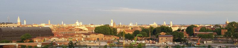 Lots of bell towers at dawn the next day