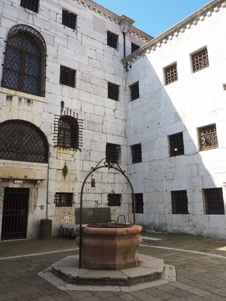 Prison courtyard