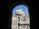 St Mark's Basilica outlined by an archway