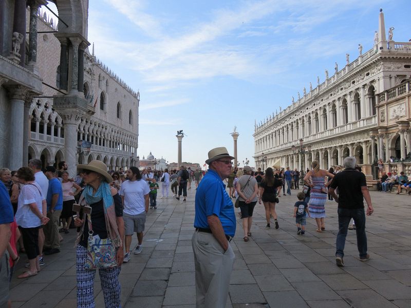 This is Livingston's first time in Venice